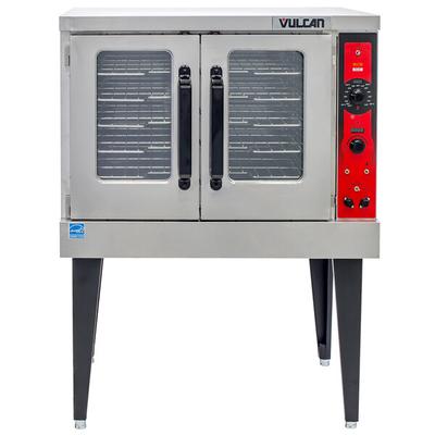 Vulcan VC5ED-11D1 Single Deck Full Size Electric Convection Oven with Legs - 208V, 3 Phase, 12 kW