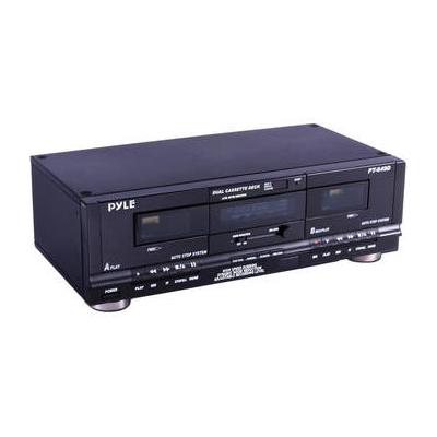 Pyle Pro PT649D Rackmountable Dual Cassette Player PT649D