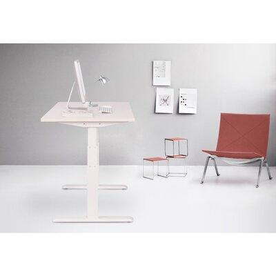 Mount-It Electric Standing Desk Frame, Motorized Sit Stand Desk Base w/ Programmable & Memory Metal in White | Wayfair MI-7930