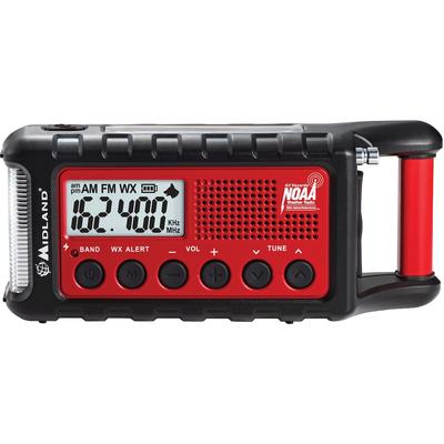 Midland ER310 E+Ready Emergency Crank Radio with NOAA Red SKU - 497711