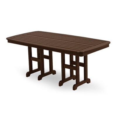 POLYWOOD® Nautical Dining Table Plastic | 29 H x 71.5 W x 36.75 D in | Outdoor Dining | Wayfair NCT3772MA