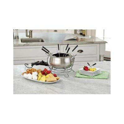 Cuisinart 3 qts. Stainless Steel Electric Fondue Set Stainless Steel in Brown/Gray | 7 H in | Wayfair CFO-3SS