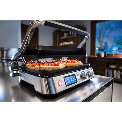 DeLonghi De'Longhi Livenza All Day Combination Contact Grill & Open Barbecue, Stainless Steel in Gray | 7.5 H x 18 D in | Wayfair CGH1020D