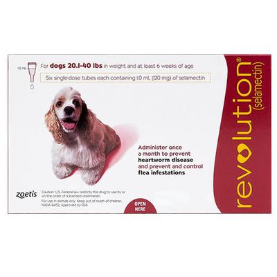 Revolution For Medium Dogs 10.1 To 20kg (Red) 3 Pack