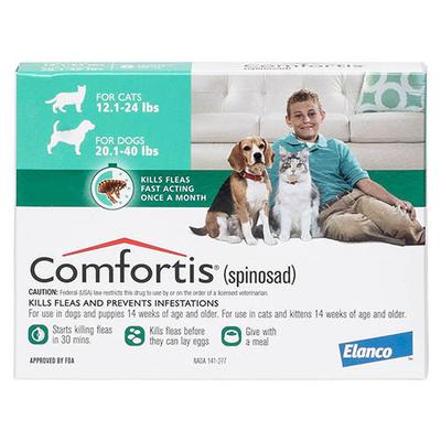 Comfortis For Dogs 9.1 - 18 Kg (Green) 6 Chews
