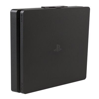 HIDEit Mounts PlayStation 4 Slim Wall Mount Bracket in Black/Gray, Size 11.79 H x 3.5 W x 1.23 D in | Wayfair HIDEit 4S