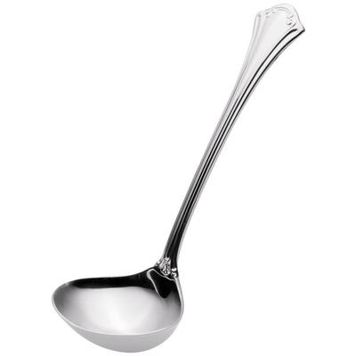 Walco WL9521 Sentry 1 oz. 18/10 Stainless Steel Extra Heavy Weight Gravy Ladle - 24/Case