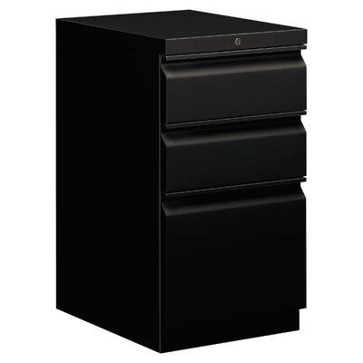 HON Brigade 3-Drawer Vertical Filing Cabinet Metal/Steel in Black, Size 28.0 H x 15.0 W x 19.88 D in | Wayfair H33720R.L.P