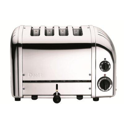 Dualit 4 Slice NewGen Toaster in Gray, Size 8.6 H x 14.1 W x 8.2 D in | Wayfair 40415
