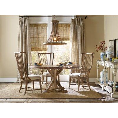 Hooker Furniture Sanctuary Solid Wood Dining Chair Wood/Upholstered/Fabric in Brown | 46 H x 25.25 W x 26 D in | Wayfair 5401-75410