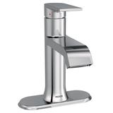Moen Genta LX Single Hole Bathroom Faucet w/ Drain Assembly in Gray | Wayfair 6702