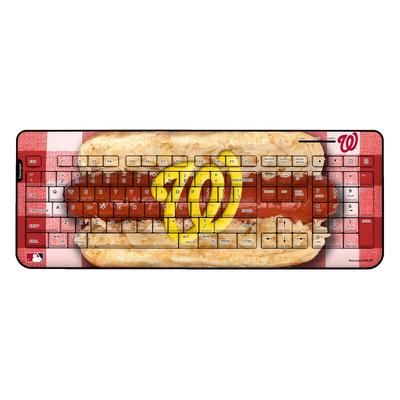 Washington Nationals Hot Dog Wireless USB Keyboard