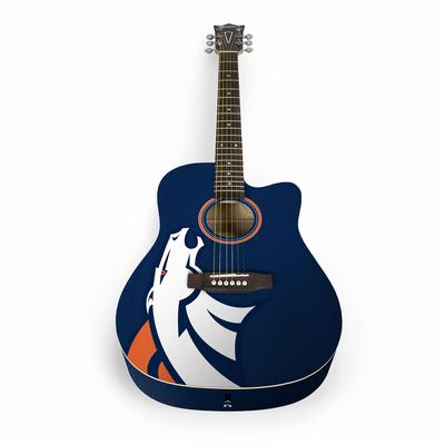 Woodrow Denver Broncos Acoustic Guitar
