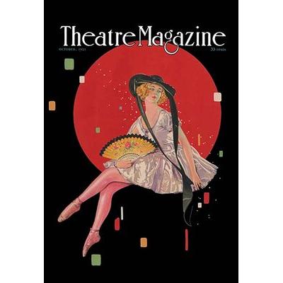 Buyenlarge Theatre Magazine - Vintage Advertisement in Black Red | 30 H x 20 W x 1.5 D in | Wayfair 0-587-05509-xC2030