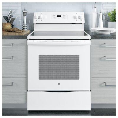 GE Appliances 30" 5.3 cu ft. Freestanding Electric Range in White | 47 H x 29.88 W x 28 D in | Wayfair JBS60DKWW