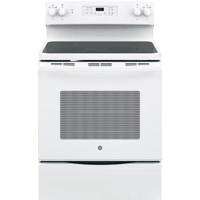 GE Appliances 30" 5.3 cu ft. Freestanding Electric Range in White | 47 H x 29.875 W x 28 D in | Wayfair JB645DKWW
