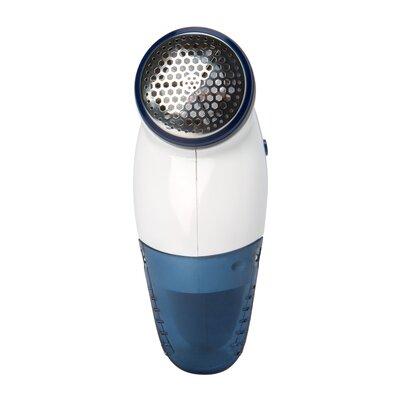 Simplify Woolite Portable Electric Lint Shaver Stainless Steel in Blue/White | 6.1 H x 3.1 W x 2.3 D in | Wayfair W-82576