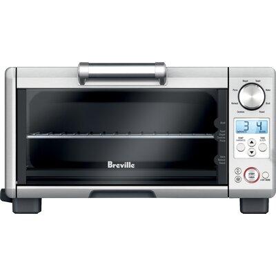 Breville the Mini Smart Oven® in Gray, Size 10.5 H x 17.7 W x 12.9 D in | Wayfair BOV450XL