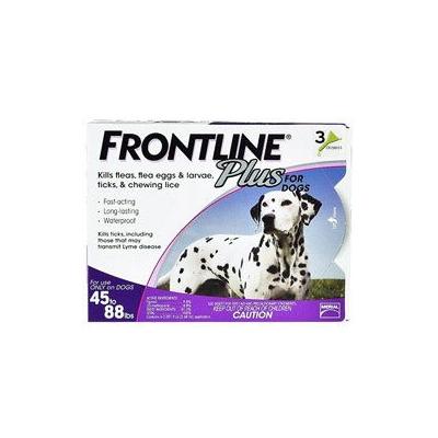Frontline Plus Large Dogs 45-88 Lbs (Purple) 3 Doses