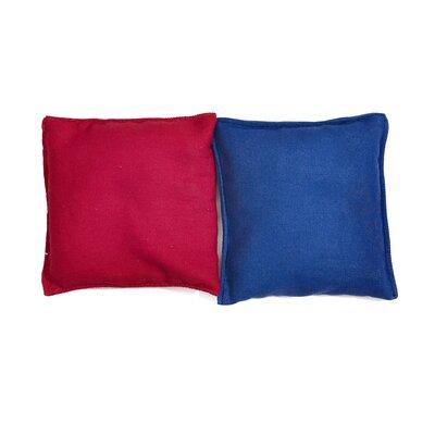 Festival Depot Weather Resistant Fabric Cornhole Bags Fabric in Red/Blue | 5 W x 5 D in | Wayfair SF17030