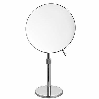Rebrilliant Bustillos Magnifying Makeup/Shaving Mirror Metal | 18.06 H x 8 W x 5 D in | Wayfair 2F691C388AC34E7895094C06EEFA30C4
