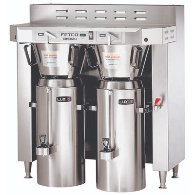 Fetco CBS-62H C62056 Stainless Steel Twin Automatic Coffee Brewer - 120/208-240V
