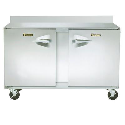 Traulsen ULT48-LR-SB CU48TOP-BSWO 48" Two Door Worktop Freezer
