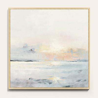 Pastel Sunset Framed Canvas - 31" x 31" - Ballard Designs 31" x 31" - Ballard Designs