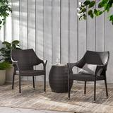 George Oliver Eastford 3 Piece Seating Group, Wicker in Brown | Outdoor Furniture | Wayfair 45007F20C1A04FF2B6EDBCA7D921C405
