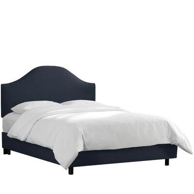Red Barrel Studio® Low Profile Standard Bed Upholstered/Cotton in Black | 49 H x 56 W x 78 D in | Wayfair 8BC7C22499D94A9F90CBE5E5822460F7