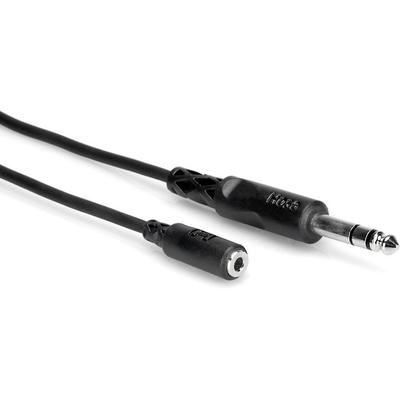 HOSA 3.5 mm TRS to 1/4 in TRS, 10 ft Headphone Adaptor Cable