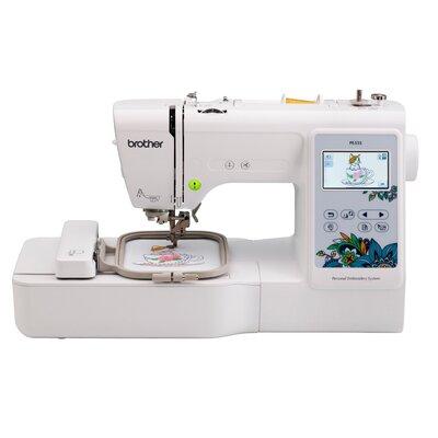 Brother Sewing 4"x 4" Embroidery Machine w/ large color touch LCD screen, Size 12.08 H x 12.08 W x 7.75 D in | Wayfair PE535