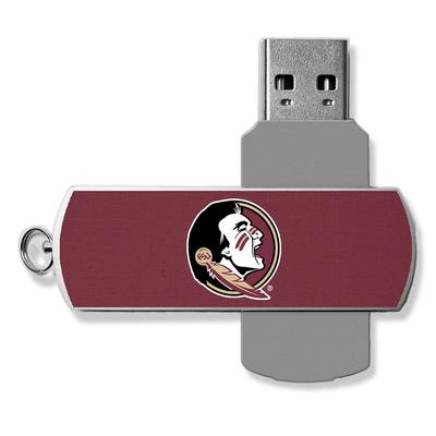 Florida State Seminoles 32GB Metal Twist USB Flash Drive