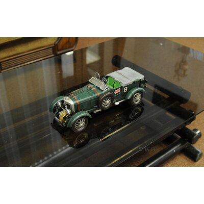 Zoomie Kids Cleethorpes 1930 Blower 4.5L Le Mans Car Model Metal in Green, Size 5.0 H x 13.5 W x 5.0 D in | Wayfair