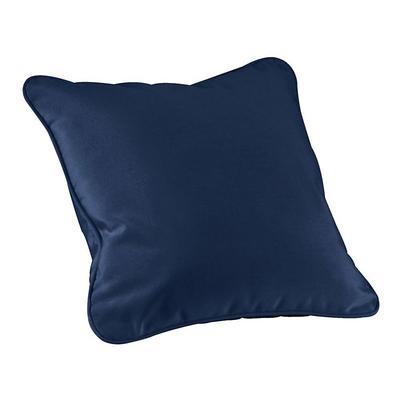 Essential Throw Pillow Cover - Twill Indigo, 12" x 20" - Ballard Designs Twill Indigo 12" x 20" - Ballard Designs