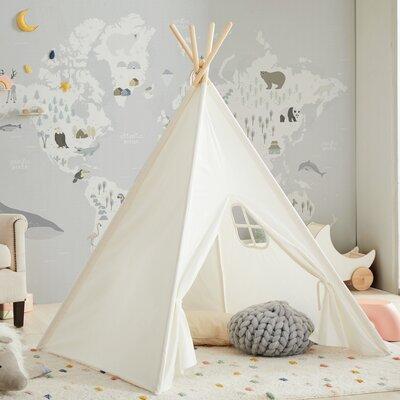Asweets Indoor Cotton Triangular Play Tent Cotton | 64 H x 43 W x 43 D in | Wayfair AS TP41-203