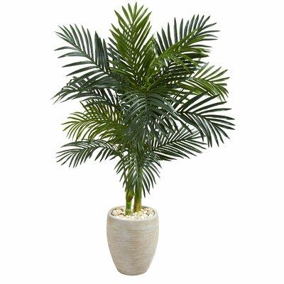 Birch Lane™ 41.5" Artificial Palm Tree in Planter Silk/Ceramic/Plastic | 54 H x 33 W x 33 D in | Wayfair 7474F31CC00C4BF28DB6BD5F12E97FDC