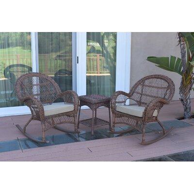 August Grove® Mangum 3 Piece Rattan Seating Group w  Cushions Plastic | Outdoor Furniture | Wayfair 34DB64D964A14188BE253CD4C3449917