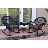 August Grove® Mangum 3 Piece Rattan Seating Group w/ Cushions Plastic in Black/Brown | Outdoor Furniture | Wayfair 1F224DD40F444A77805D8A5B8C650BDF