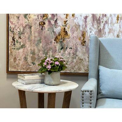 Willa Arlo™ Interiors Kalanchoe Floral Arrangement in Pot Plastic/Polysilk in Pink, Size 9.0 H x 10.0 W x 10.0 D in | Wayfair