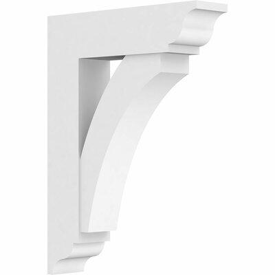 Ekena Millwork Standard Thorton Architectural Grade PVC Bracket w/ Traditional Ends Metal | 32 H x 5 W x 24 D in | Wayfair BKTP05X24X32THR01