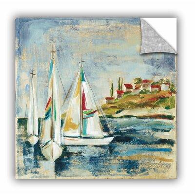 ArtWall Sailboats I Wall Decals Canvas Fabric in White | 36 H x 36 W in | Wayfair 2vas111a3636p