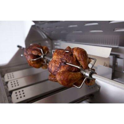 KitchenAid® Kitchen Aid Rotisserie Grilling Kit w/ Motor Steel in Gray | 5 H x 44 W x 5 D in | Wayfair 790-0006A