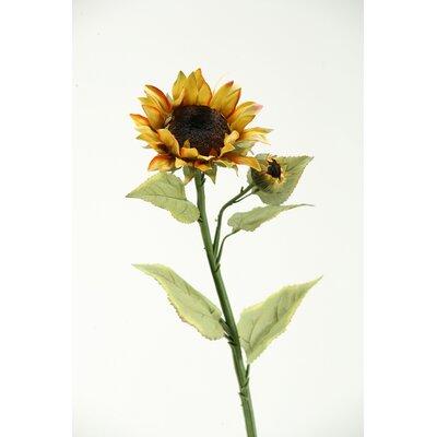 August Grove® Large Sunflower Stem, Polyester | 26 H x 8 W x 8 D in | Wayfair 4DA1EB72E1154CBE891E60822ED01D6D
