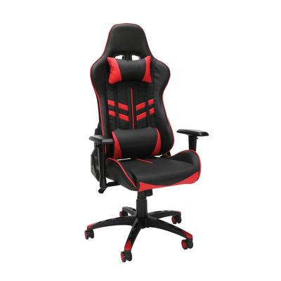 Essentials by OFM ESS-6065 Racing Style Gaming Chair in Red - OFM ESS-6065-RED