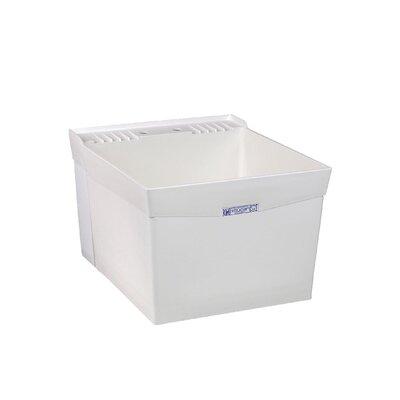 E.L. Mustee & Son Utilatub 20" x 24" Free Standing Laundry Sink Plastic in White | 14.375 H x 20 W x 24 D in | Wayfair 18W