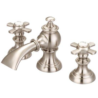 dCOR design Modern Classic Widespread Bathroom Faucet w/ Drain Assembly in Gray | 4.75 H in | Wayfair DCRN4830 43068922