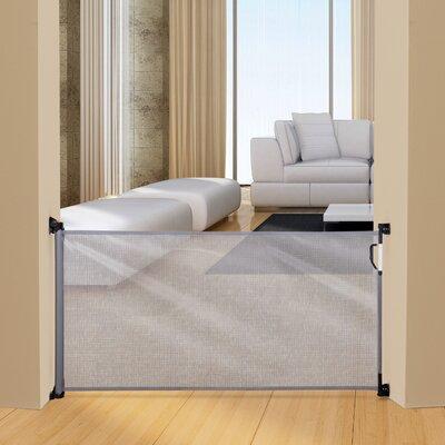 Dreambaby Retractable Indoor/Outdoor Security Gate Plastic in Gray | 32 H x 55 W x 2 D in | Wayfair L1012BB