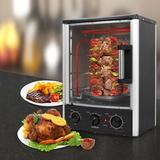NutriChef Nutri Chef Toaster Stainless Steel in Black | 18.9 H x 13.4 W x 12.2 D in | Wayfair PKRT97