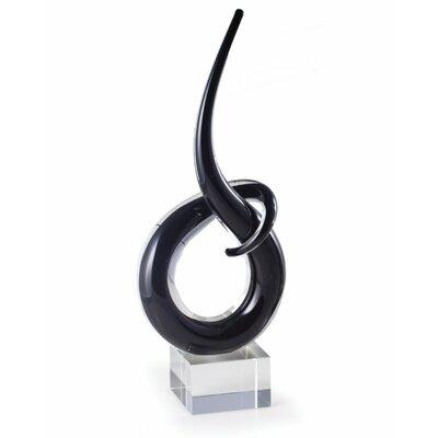 Orren Ellis Schlosser Crystal Spiral Trophy Glass in Black | 14.25 H x 3.15 W x 3.15 D in | Wayfair BB351E9F469D445C8232D9E697ACBEA3